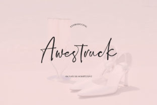 Awestruck: A Light & Stylish Script Font for Digital Brands