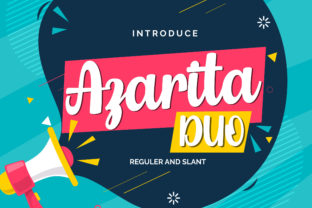 Azarita Duo: A Warm, Handwritten Font Duo for Makers