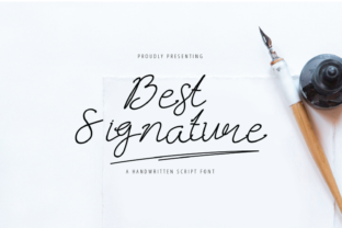 Best Signature: A Thoughtful Script Font for Editorial Warmth
