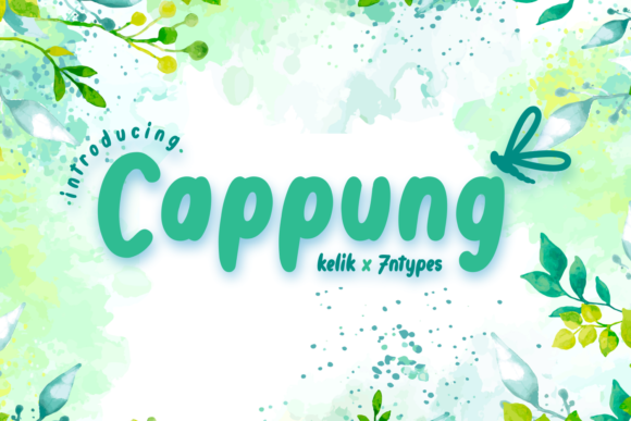 Cappung: A Friendly Handwritten Font for Editorial Warmth