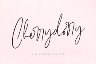 Cherrydorry: A Chic Handwritten Font for Trusted Branding