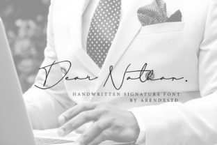 Dear Nathan: A Handwritten Font That Makes Your Brand Feel Thoughtful