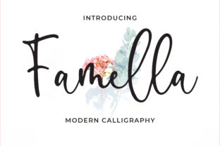Famella: A Modern Script Font for Editorial Warmth