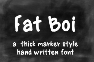 Fat Boi Font: Bold, Legible & Perfect for Small Business Branding