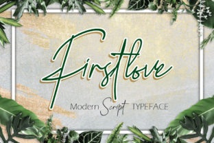 Firstlove: A Warm, Handwritten Script Font for Thoughtful Branding