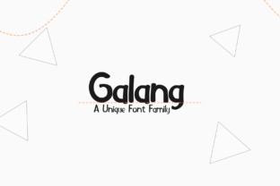 Galang: A Sans Serif Font That Feels Like a Deep Breath