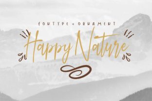 Happy Nature: A Playful Script Font for Scroll-Stopping Brand Content