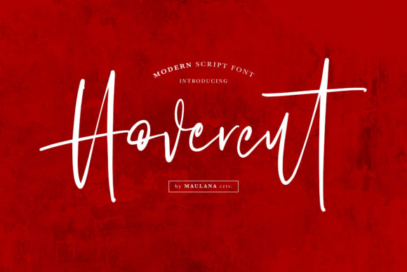 Hovercut: A Playful Script Font That Cuts Through the Feed