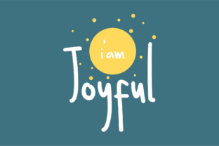 I Am Joyful: A Playful Script Handwritten Font for Warm Brand Identities