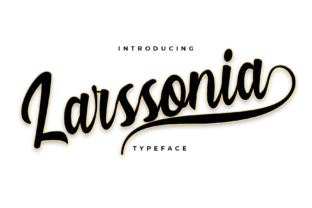 Larssonia: A Handwritten Script Font That Feels Like a Signature