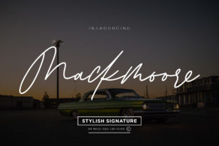 Mackmoore: A Light Handwritten Font with Editorial Flair