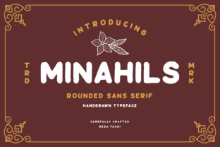 Minahils: A Vintage Hand-Drawn Sans Serif Font for Warm, Human Branding