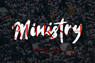 Ministry: A Bold Handwritten Font for Standout Web Headlines