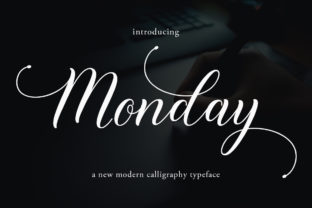 Monday: A Friendly, Classy Script Font for Real Branding Work