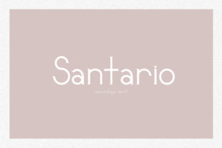 Santario: A Contemporary Serif Font for Digital Design