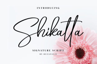 Shikatta: A Script Font That Feels Like a Quiet Conversation