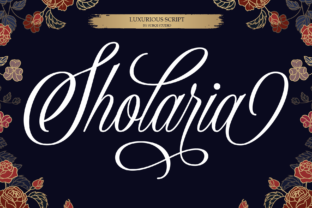 Sholaria: A Luxurious Script Font for Handmade Creators