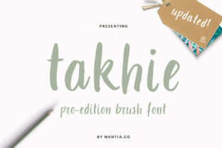 Takhie: A Friendly Script Font for Modern Digital Brands