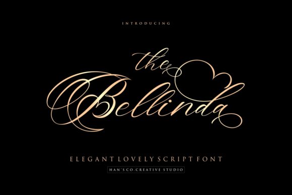 The Bellinda: A Romantic Script Font That Elevates Real Business Branding