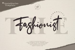 The Fashionist: A Signature Script Font for Editorial Design