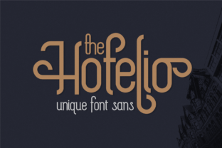 The Hotelio: A Vintage Sans Serif with Swashy Sophistication