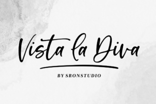Vista La Diva: A Romantic Script Font for Small Business Branding