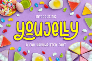 Youjelly: A Playful Handwritten Font That Feels Like Real Ink